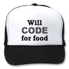 will code for food cap